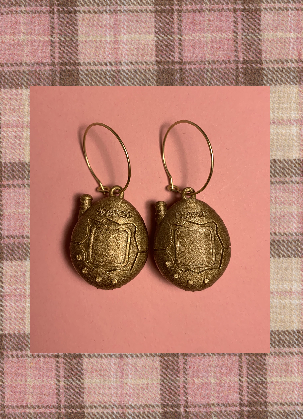 TAMA earrings golden - Picopico x MundoMiko